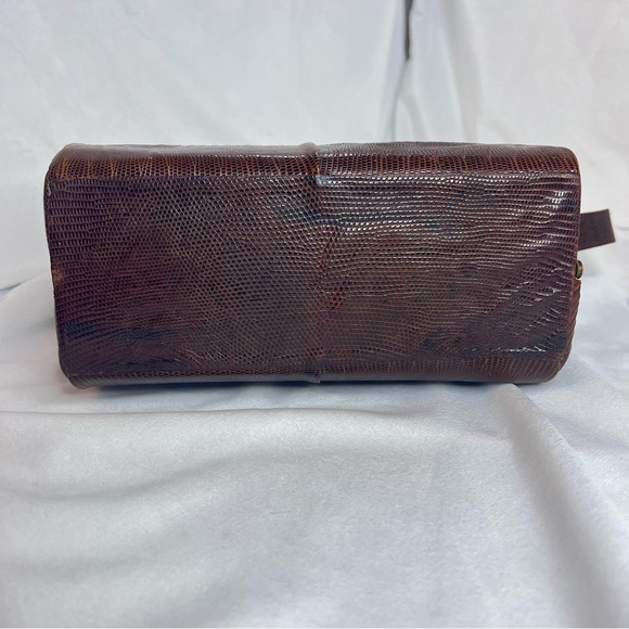 Vintage 1950’s Lizard Skin Box Purse - Picture 4 of 11